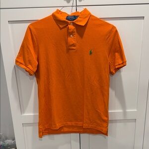 Polo by Ralph Lauren Men's Orange Polo Shirt